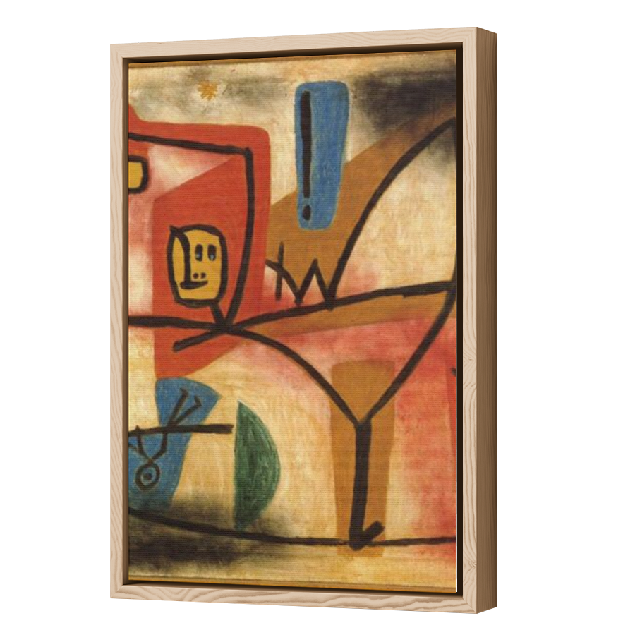 Thumbnail for Canvas - Wood Grain Floating Frame