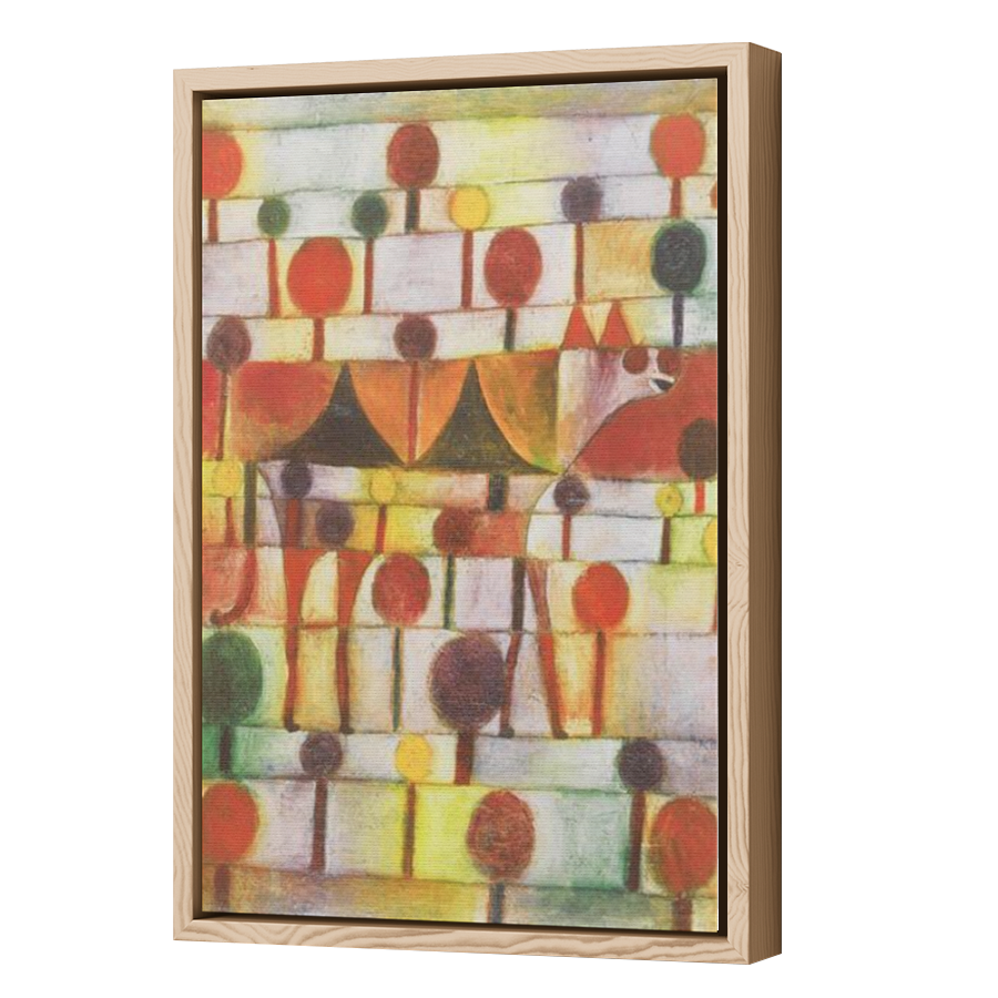 Thumbnail for Canvas - Wood Grain Floating Frame