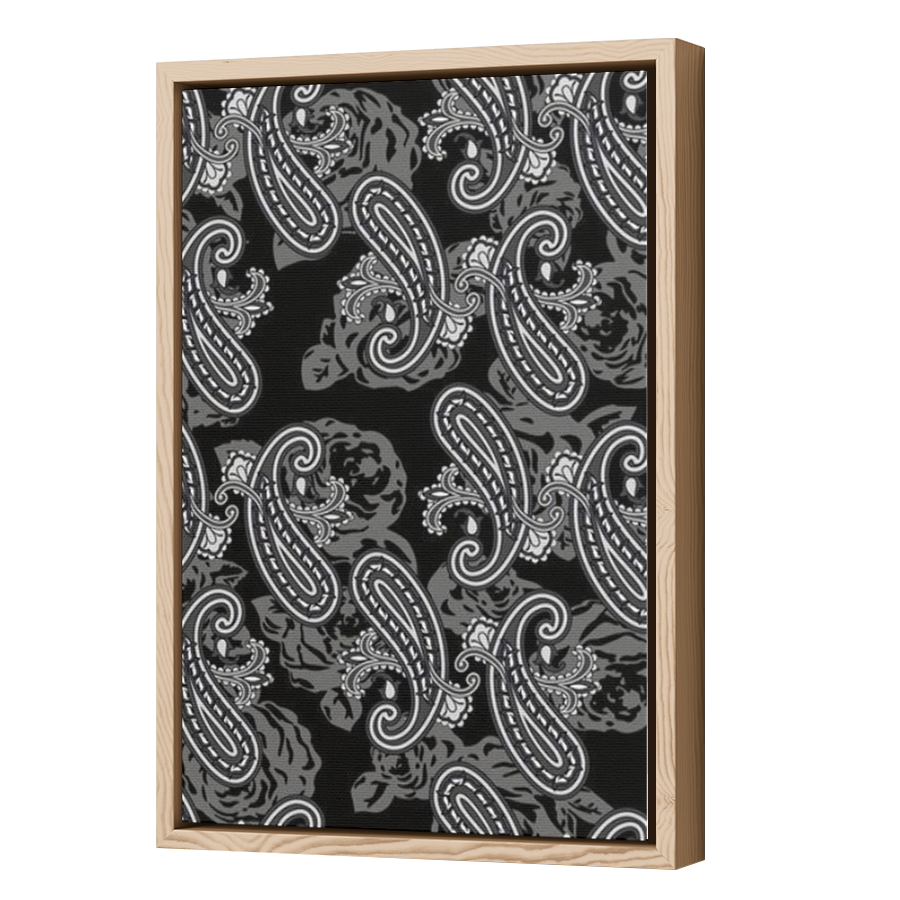 Thumbnail for Canvas - Wood Grain Floating Frame