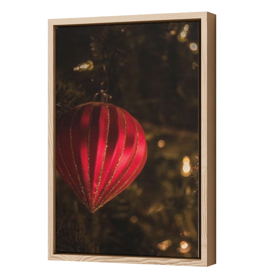 Thumbnail for Canvas - Wood Grain Floating Frame