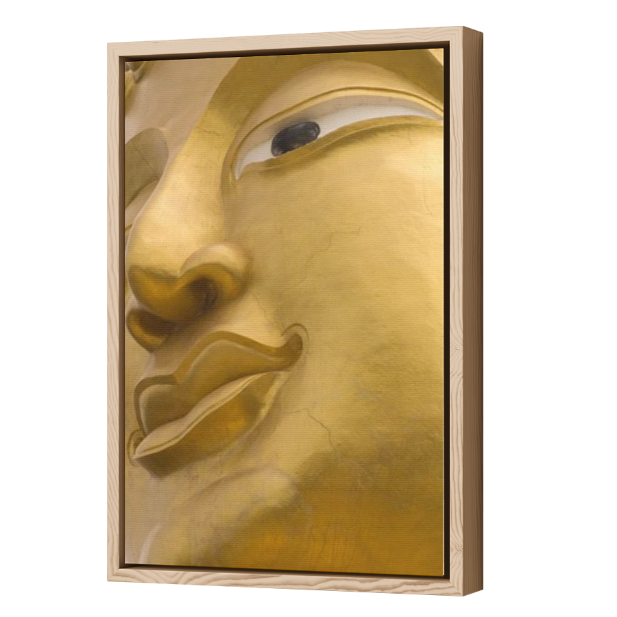 Thumbnail for Canvas - Wood Grain Floating Frame