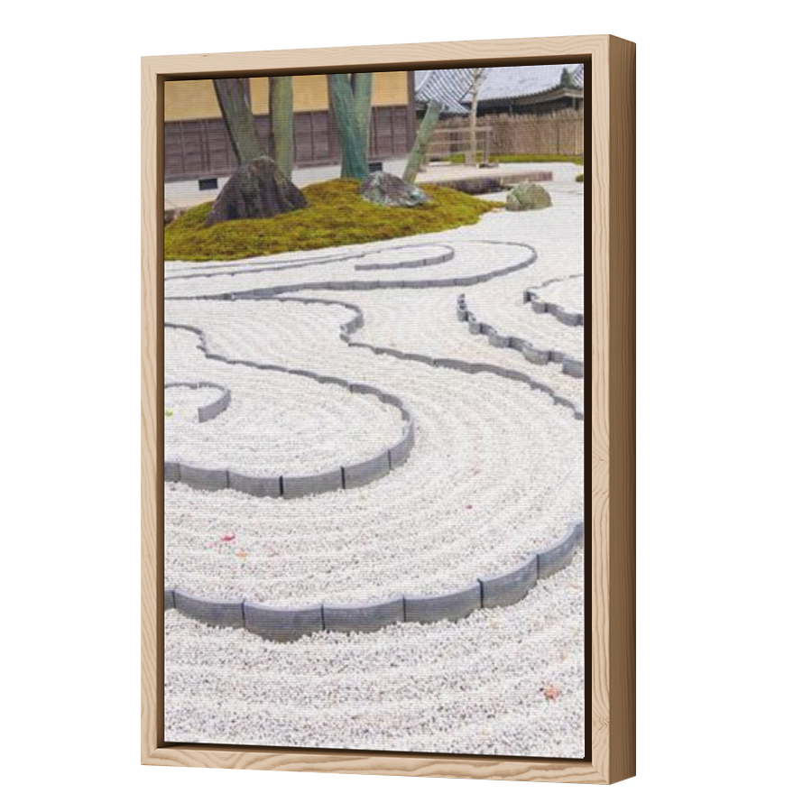 Thumbnail for Canvas - Wood Grain Floating Frame