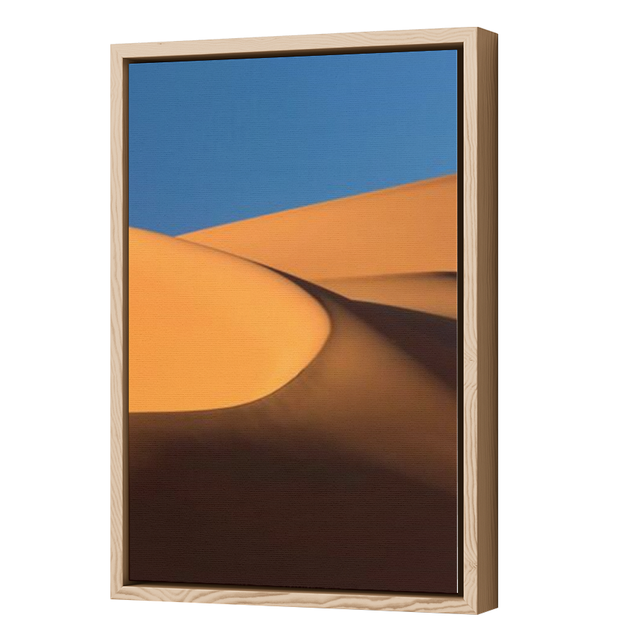 Thumbnail for Canvas - Wood Grain Floating Frame