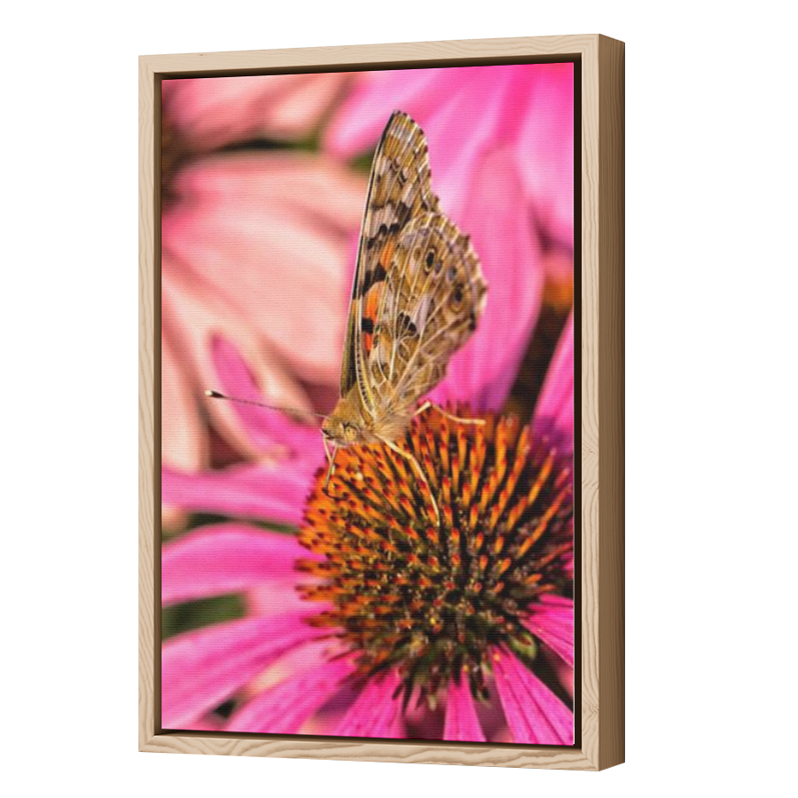 Thumbnail for Canvas - Wood Grain Floating Frame