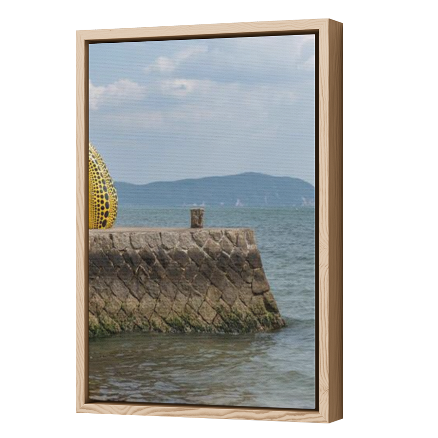 Thumbnail for Canvas - Wood Grain Floating Frame