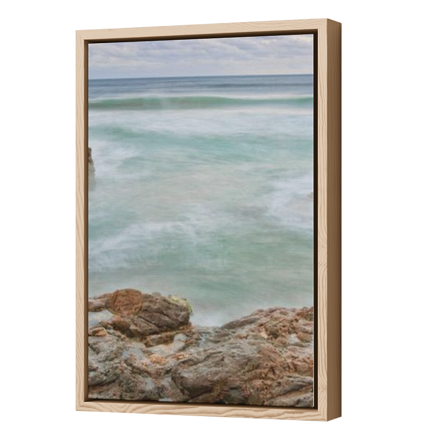 Thumbnail for Canvas - Wood Grain Floating Frame