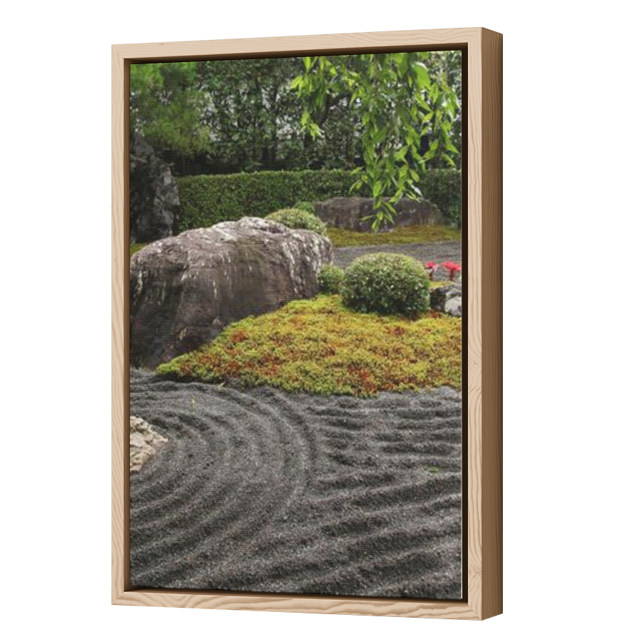 Thumbnail for Canvas - Wood Grain Floating Frame