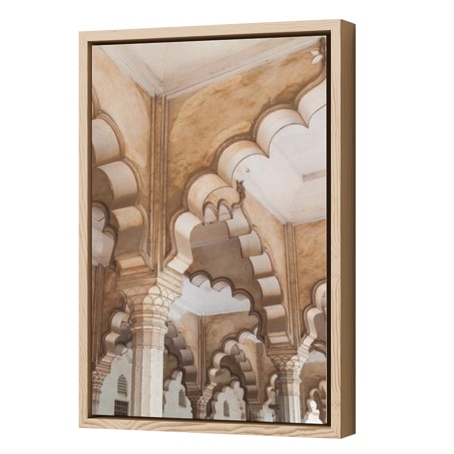Thumbnail for Canvas - Wood Grain Floating Frame