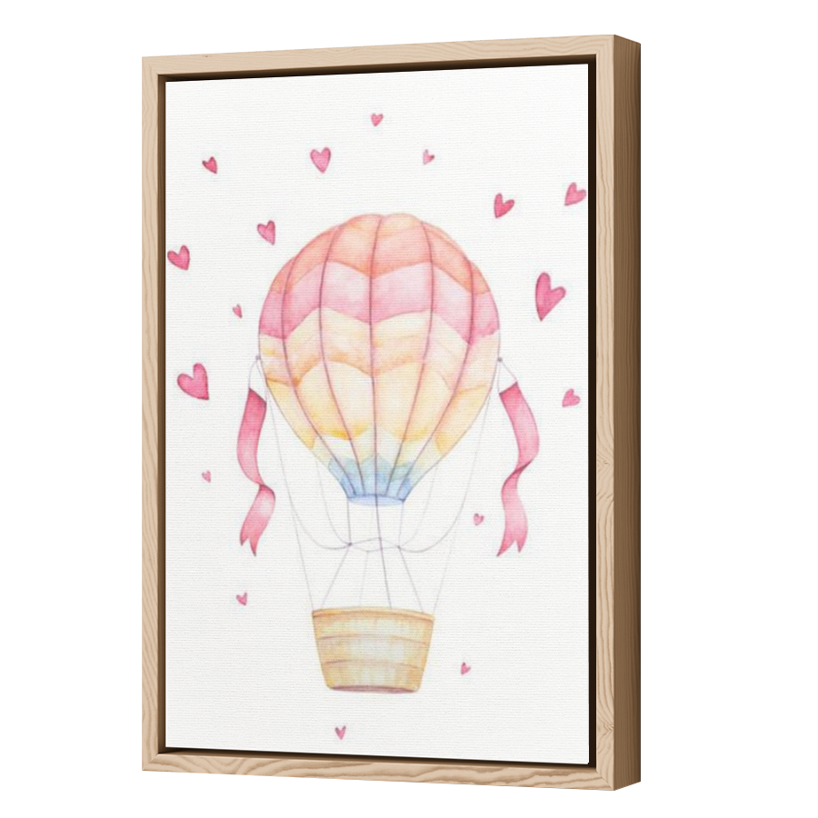 Thumbnail for Canvas - Wood Grain Floating Frame