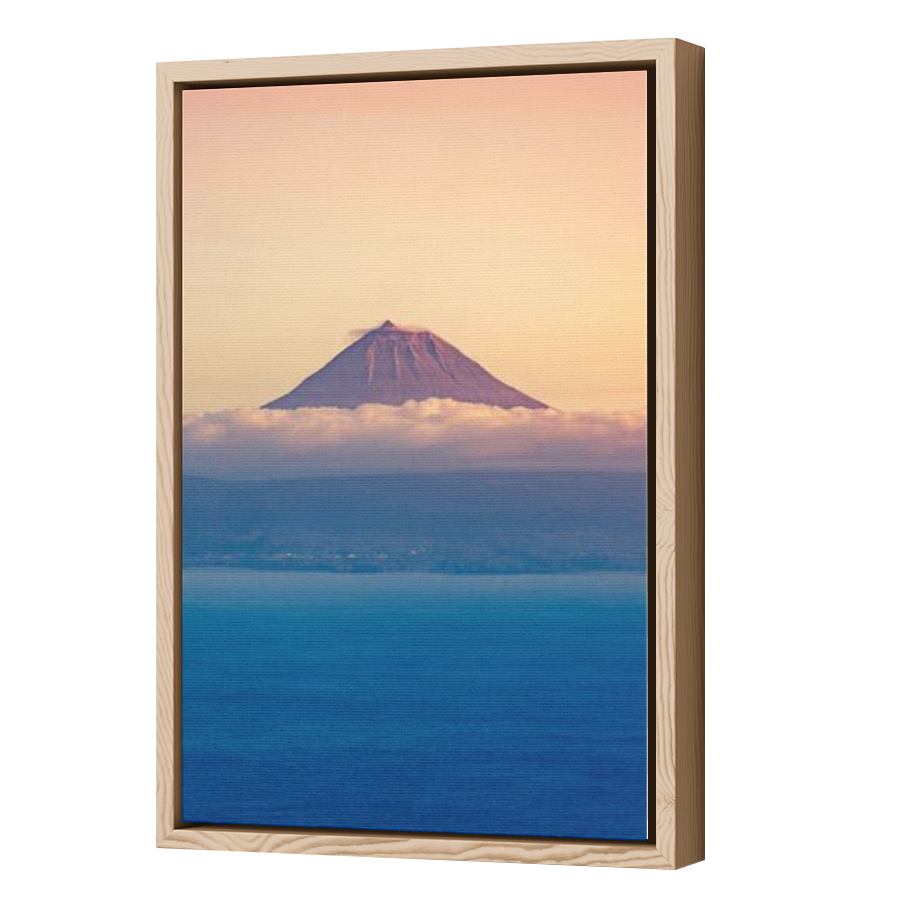 Thumbnail for Canvas - Wood Grain Floating Frame