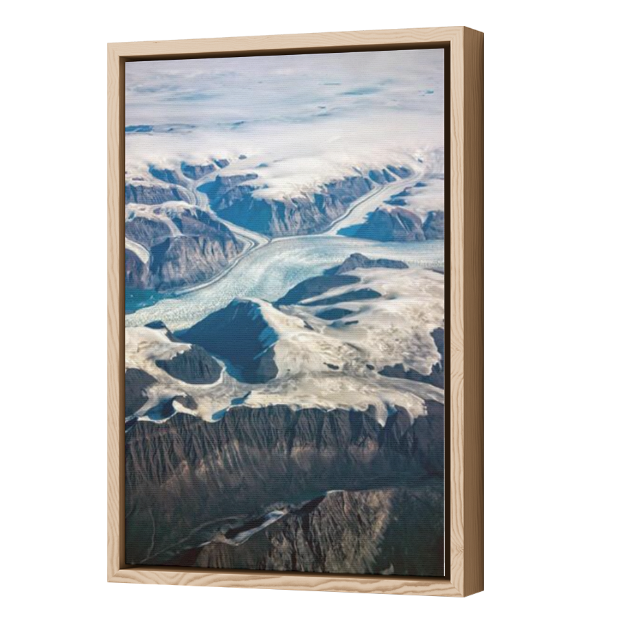 Thumbnail for Canvas - Wood Grain Floating Frame
