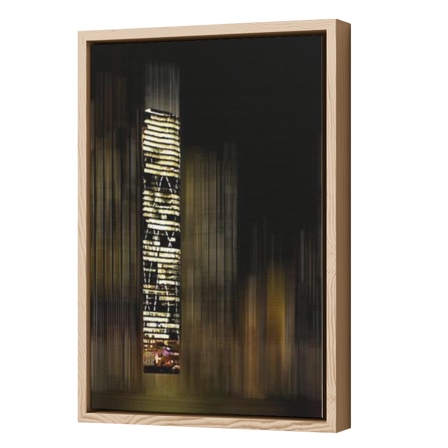 Thumbnail for Canvas - Wood Grain Floating Frame