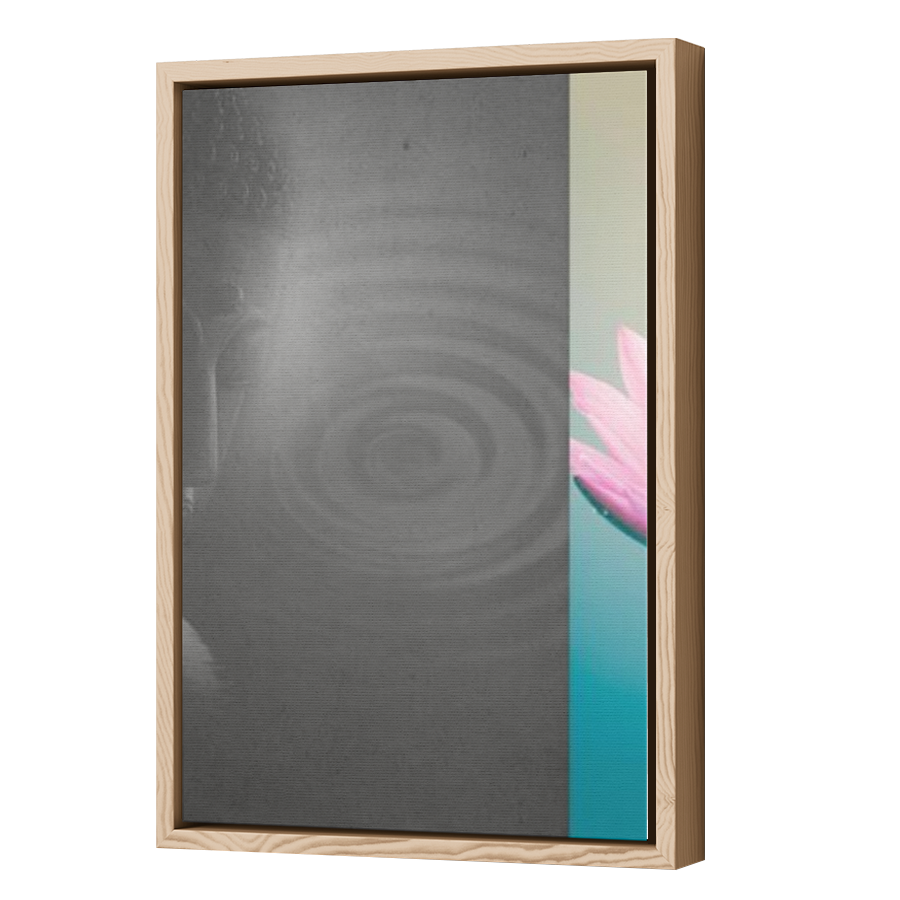 Thumbnail for Canvas - Wood Grain Floating Frame