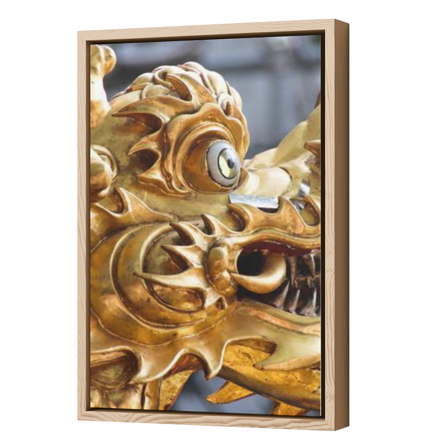 Thumbnail for Canvas - Wood Grain Floating Frame
