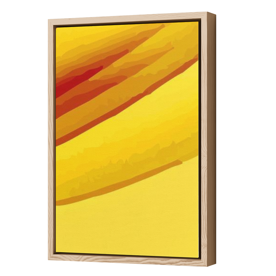 Thumbnail for Canvas - Wood Grain Floating Frame