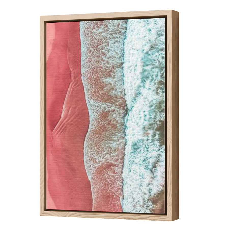 Thumbnail for Canvas - Wood Grain Floating Frame