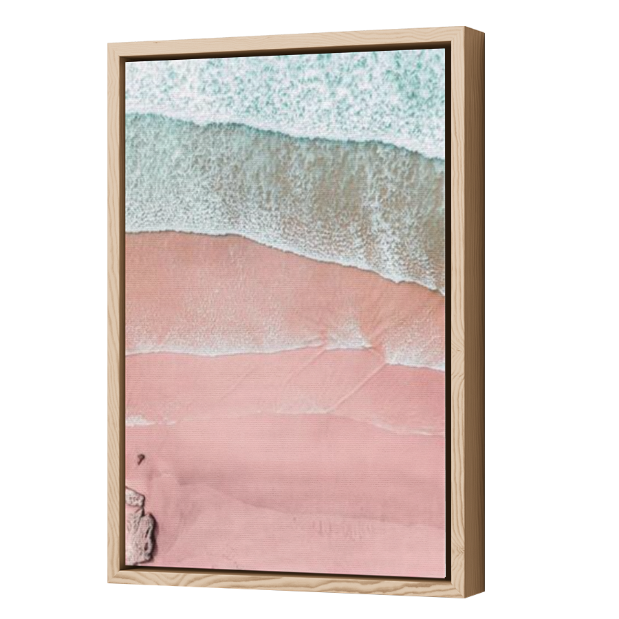 Thumbnail for Canvas - Wood Grain Floating Frame
