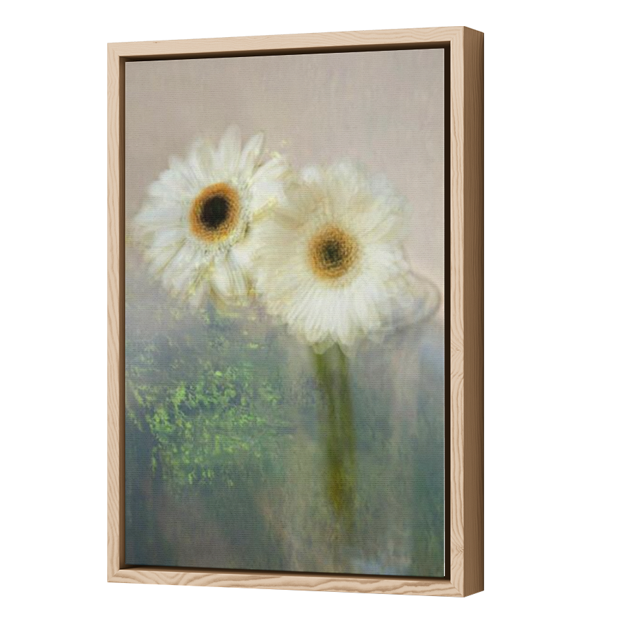 Thumbnail for Canvas - Wood Grain Floating Frame