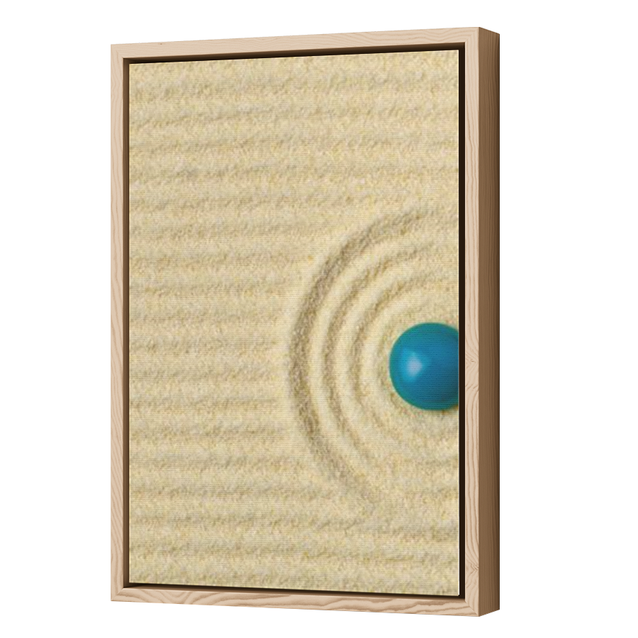 Thumbnail for Canvas - Wood Grain Floating Frame