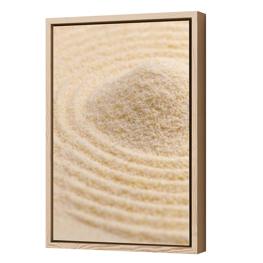 Thumbnail for Canvas - Wood Grain Floating Frame