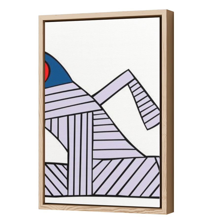 Thumbnail for Canvas - Wood Grain Floating Frame