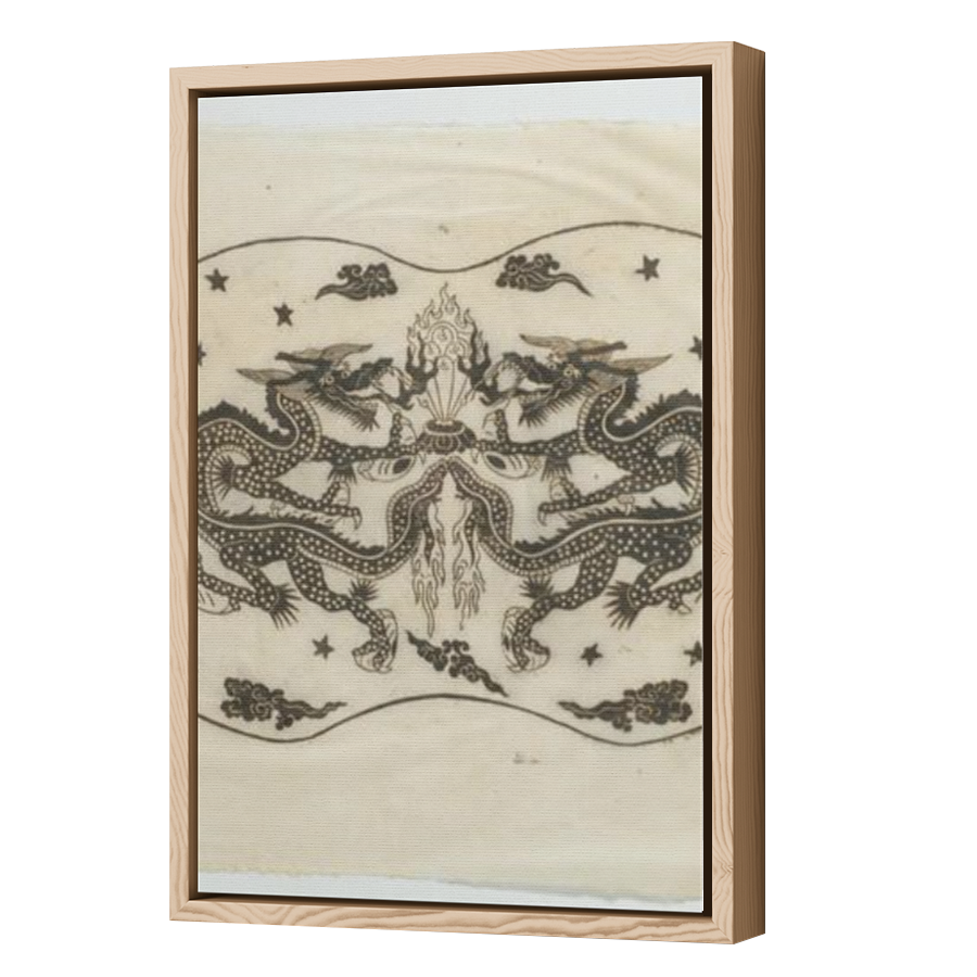 Thumbnail for Canvas - Wood Grain Floating Frame