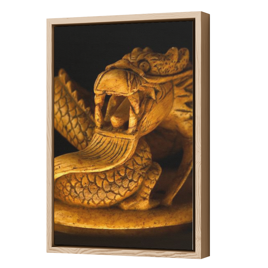 Thumbnail for Canvas - Wood Grain Floating Frame