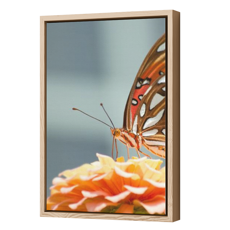 Thumbnail for Canvas - Wood Grain Floating Frame