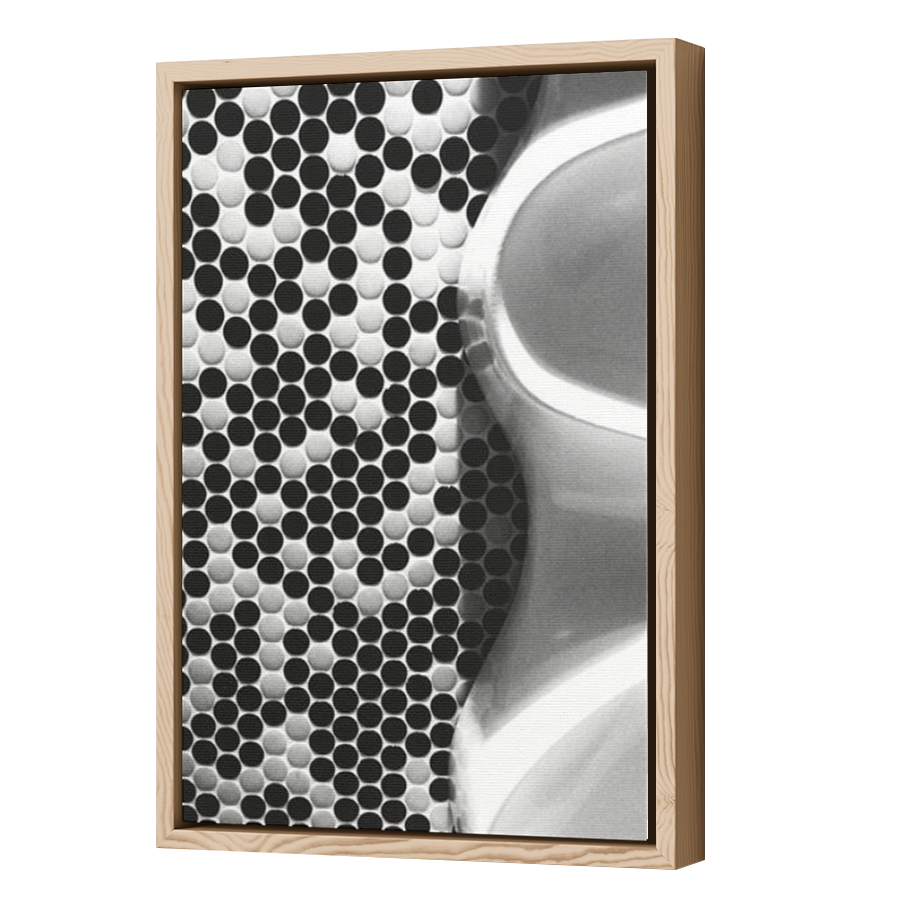 Thumbnail for Canvas - Wood Grain Floating Frame
