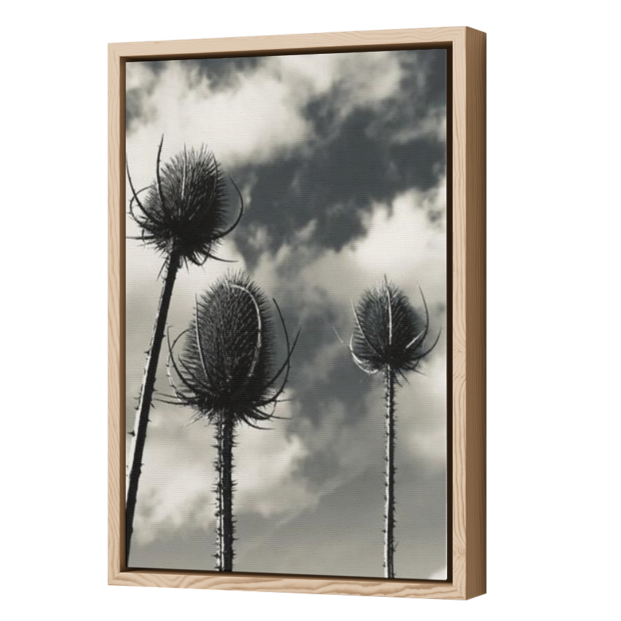 Thumbnail for Canvas - Wood Grain Floating Frame