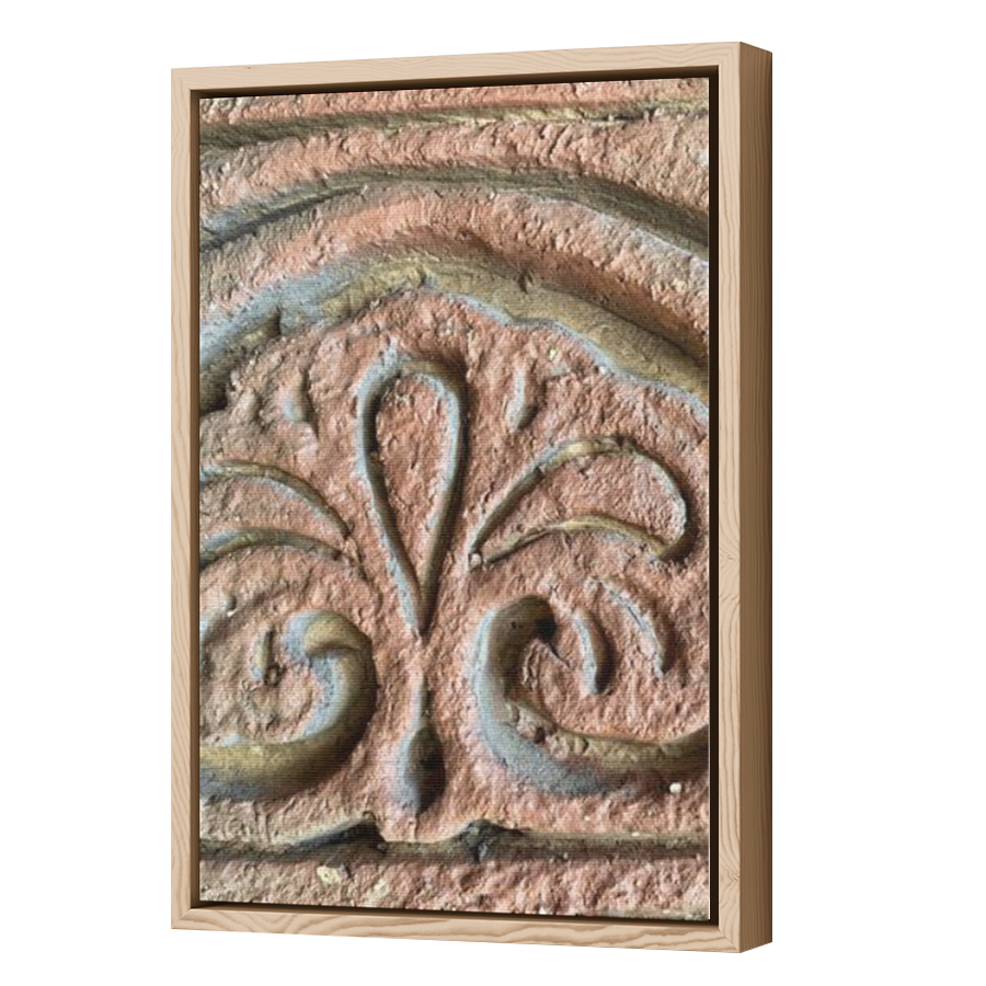 Thumbnail for Canvas - Wood Grain Floating Frame