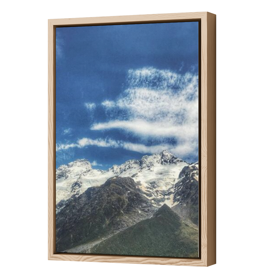 Thumbnail for Canvas - Wood Grain Floating Frame