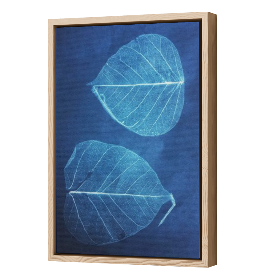 Thumbnail for Canvas - Wood Grain Floating Frame