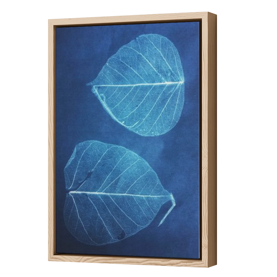 Thumbnail for Canvas - Wood Grain Floating Frame