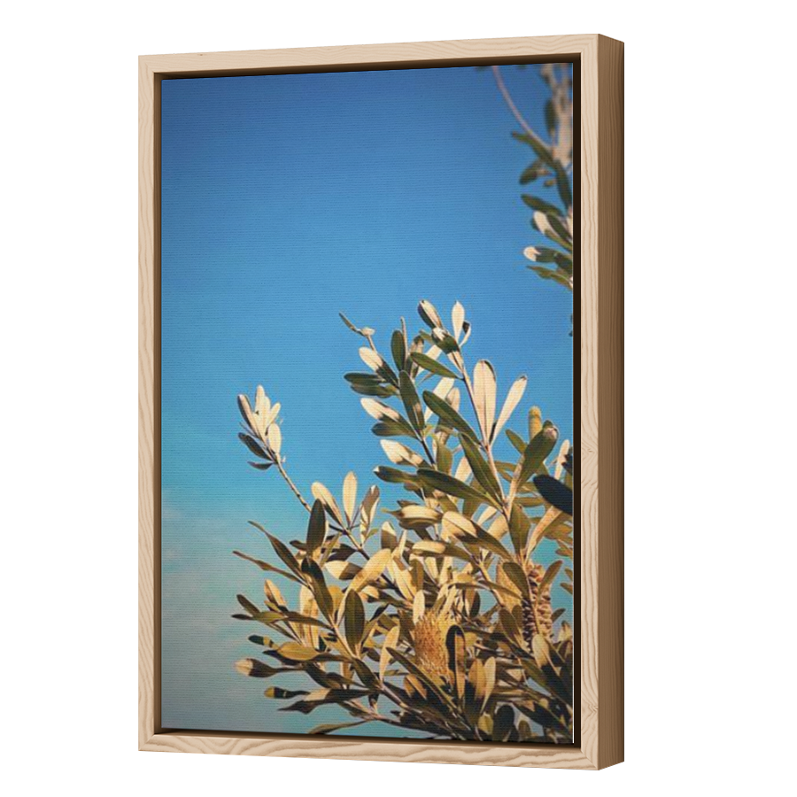 Thumbnail for Canvas - Wood Grain Floating Frame