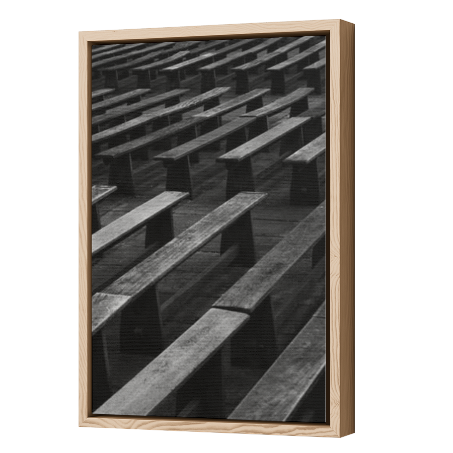 Thumbnail for Canvas - Wood Grain Floating Frame