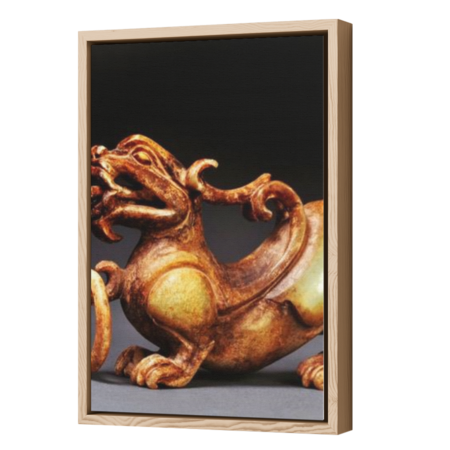 Thumbnail for Canvas - Wood Grain Floating Frame
