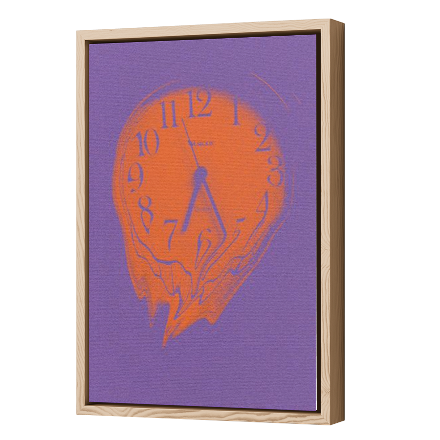 Thumbnail for Canvas - Wood Grain Floating Frame