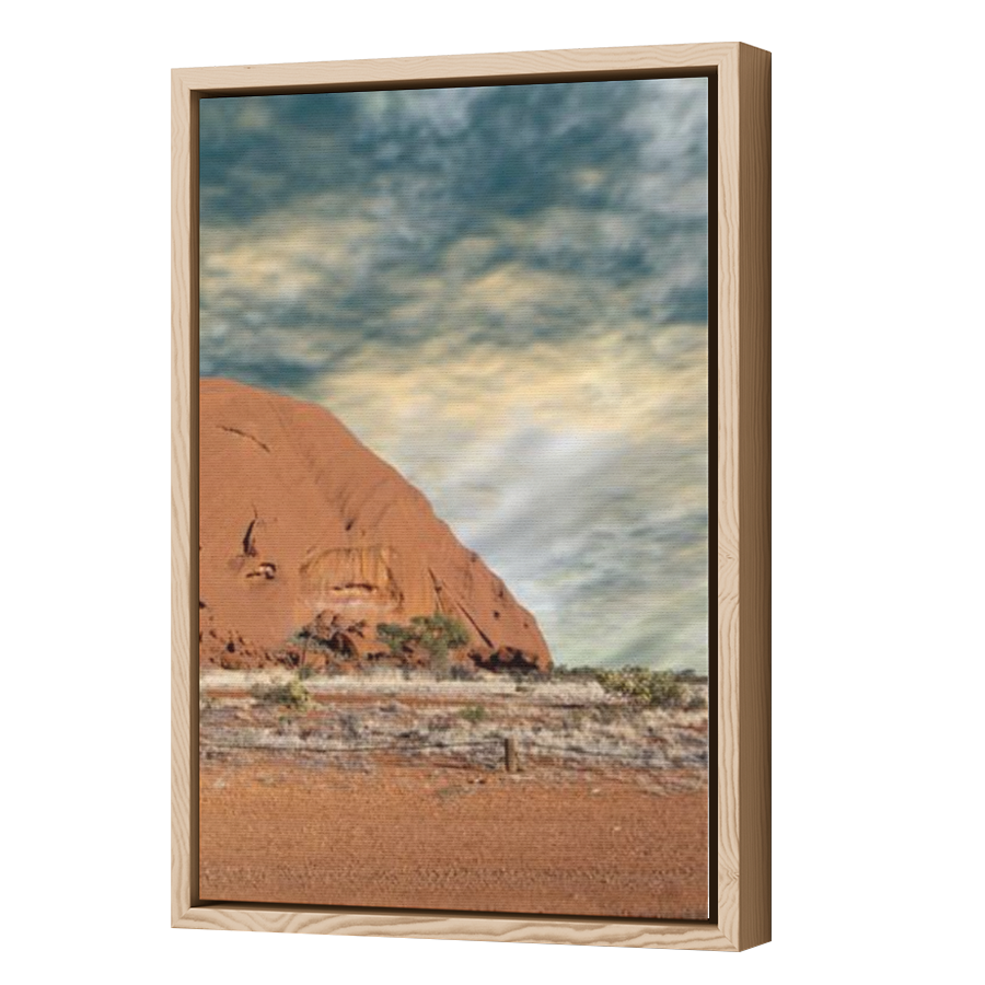Thumbnail for Canvas - Wood Grain Floating Frame
