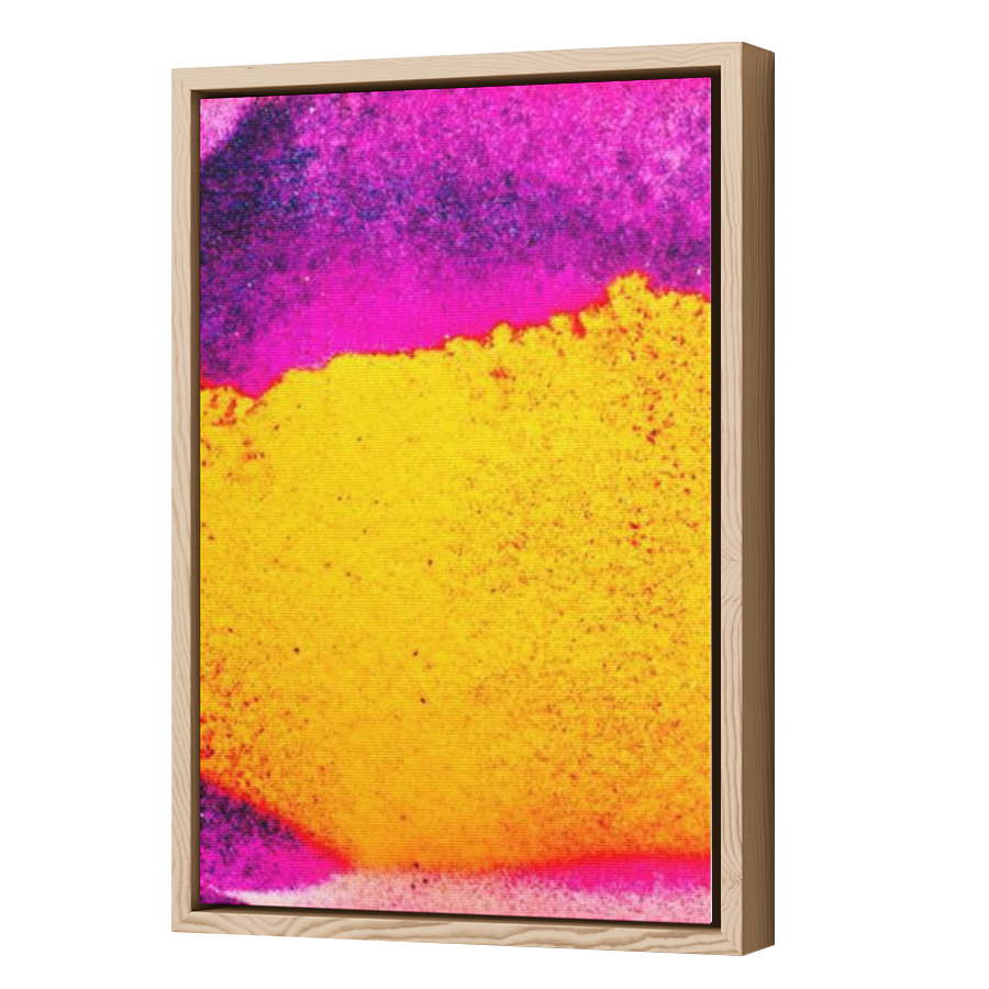 Thumbnail for Canvas - Wood Grain Floating Frame