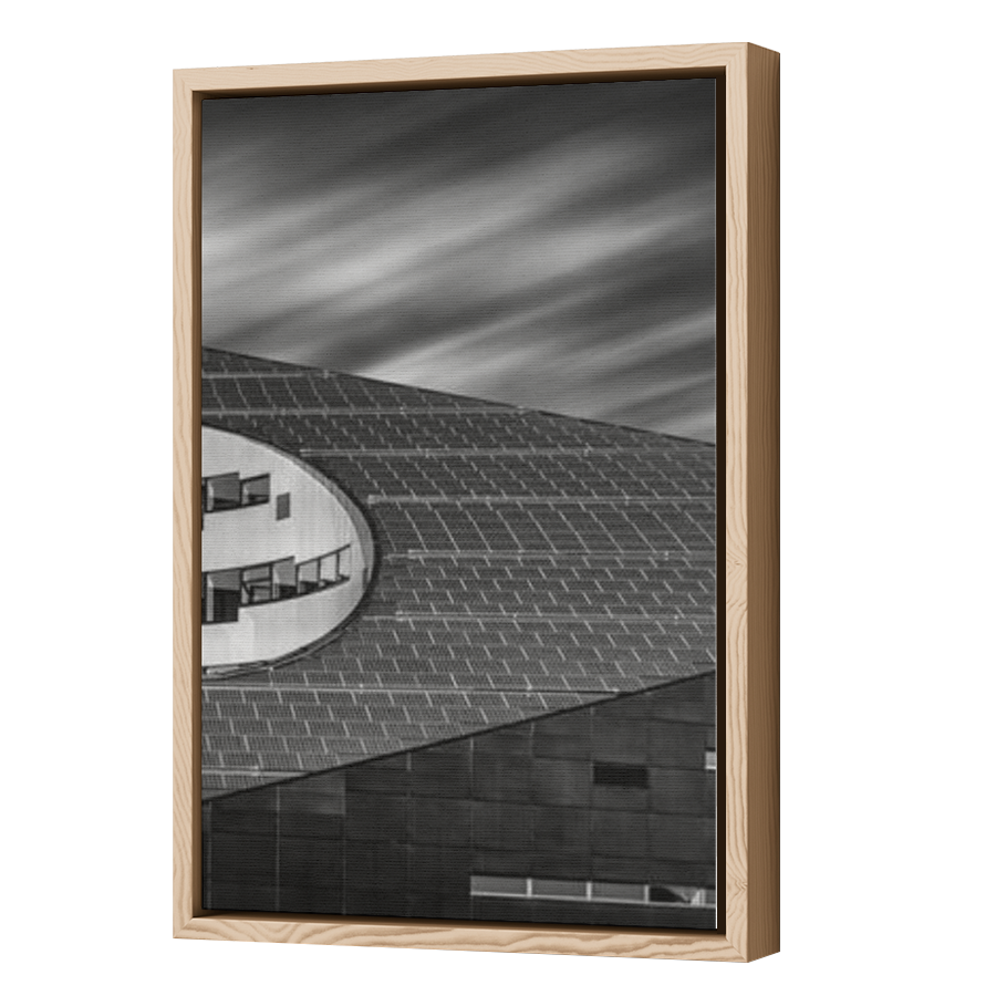 Thumbnail for Canvas - Wood Grain Floating Frame