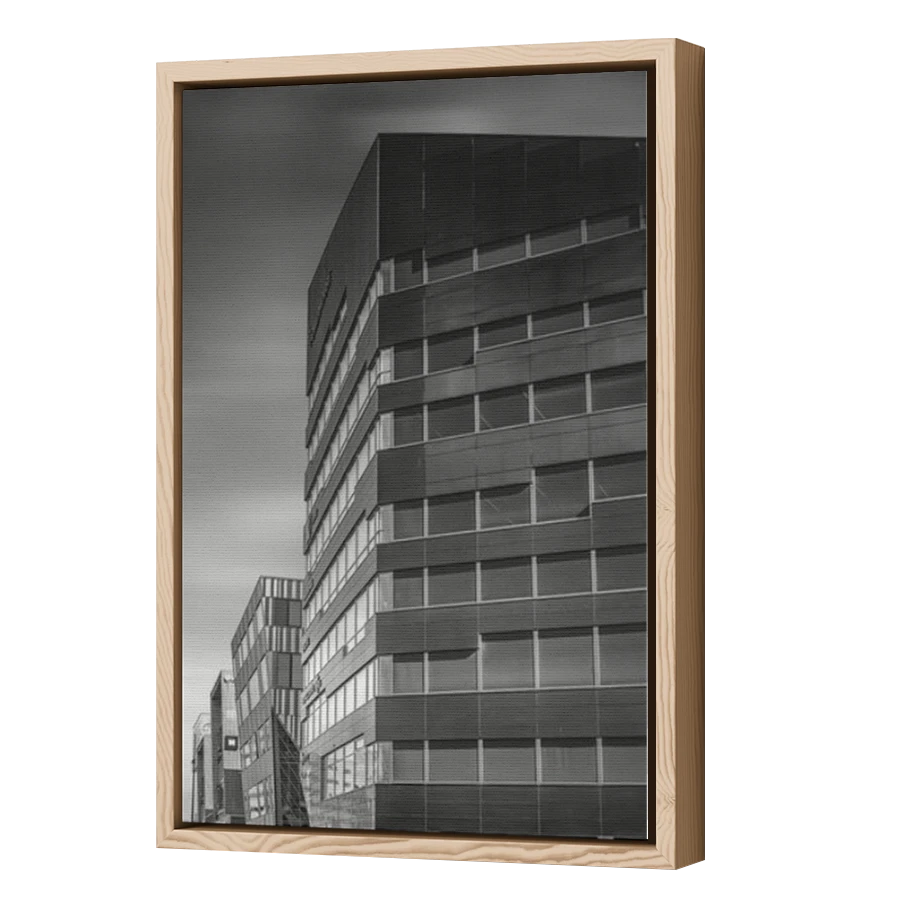Thumbnail for Canvas - Wood Grain Floating Frame