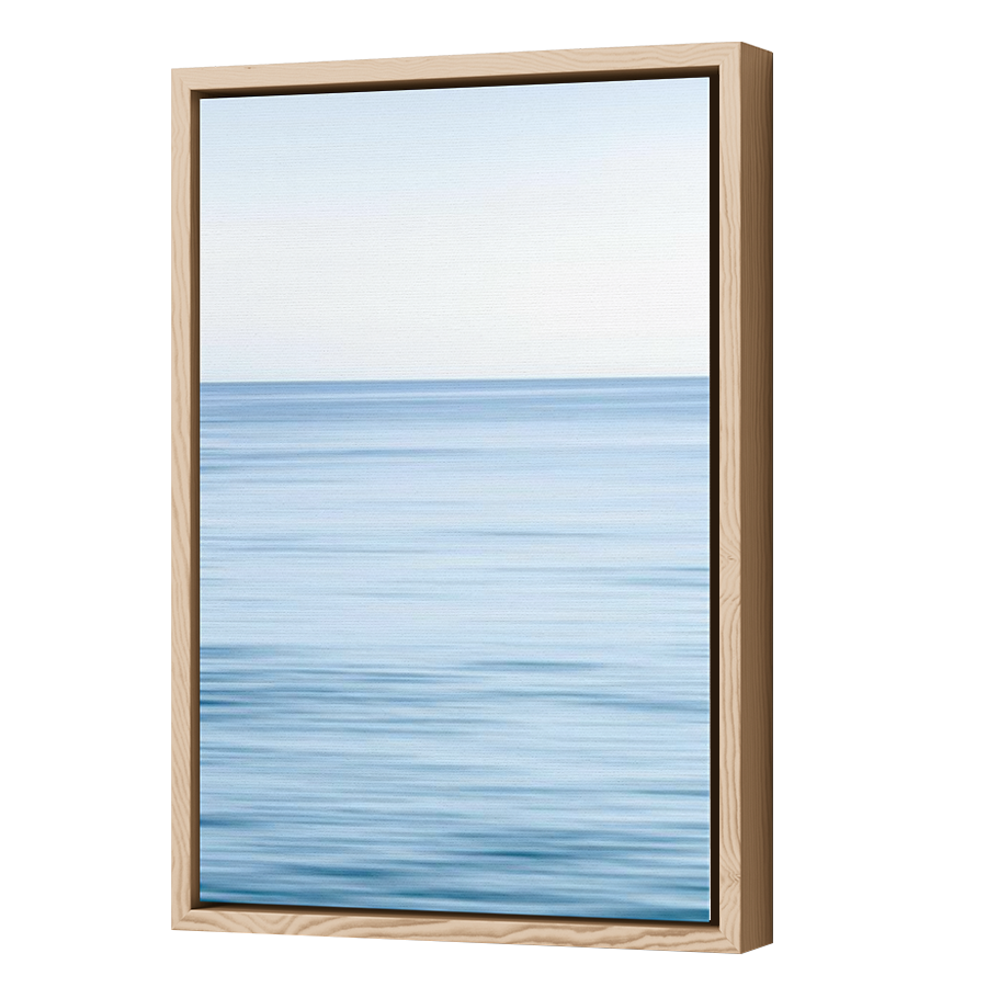 Thumbnail for Canvas - Wood Grain Floating Frame
