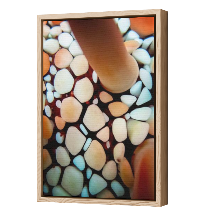 Thumbnail for Canvas - Wood Grain Floating Frame