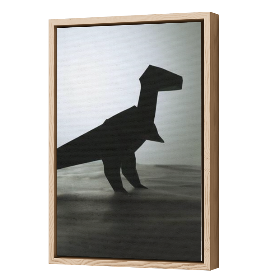 Thumbnail for Canvas - Wood Grain Floating Frame