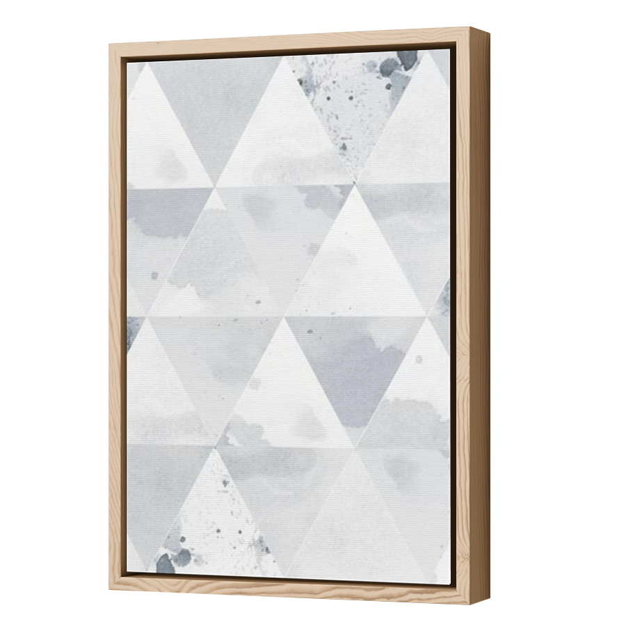 Thumbnail for Canvas - Wood Grain Floating Frame
