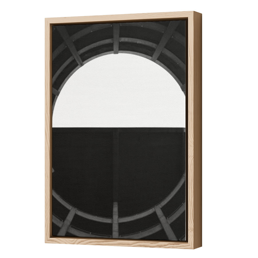 Thumbnail for Canvas - Wood Grain Floating Frame
