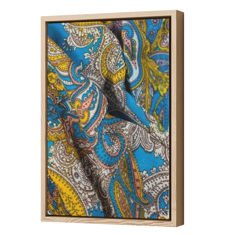 Thumbnail for Canvas - Wood Grain Floating Frame
