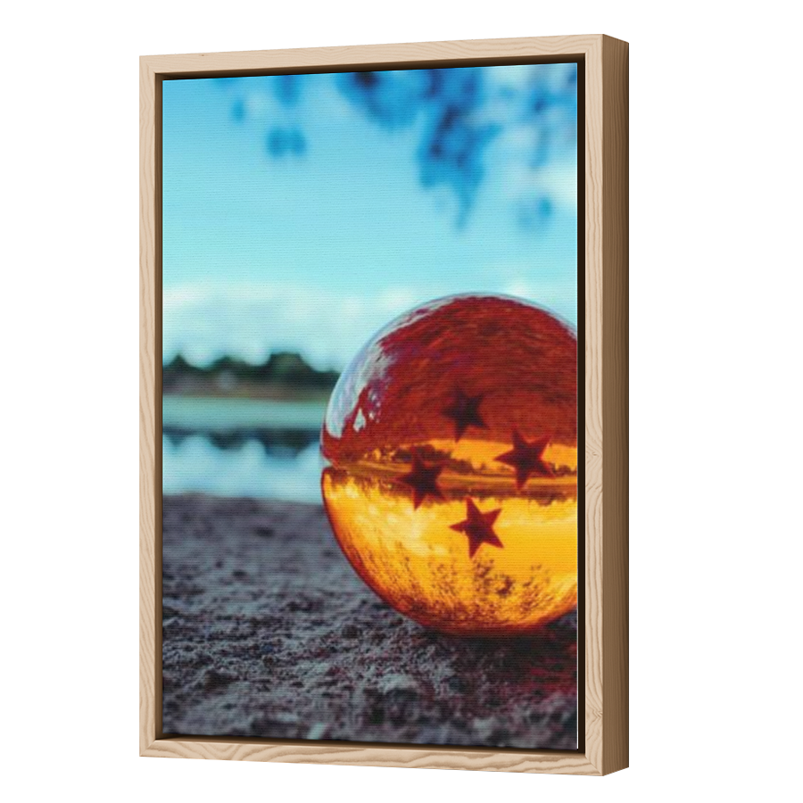 Thumbnail for Canvas - Wood Grain Floating Frame
