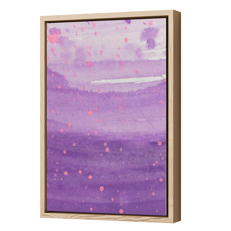 Thumbnail for Canvas - Wood Grain Floating Frame
